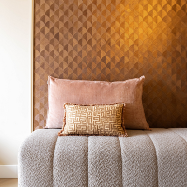 Kotabo decorative cushion set Ilse – Set of 2 cushions – "Pink & Beige"