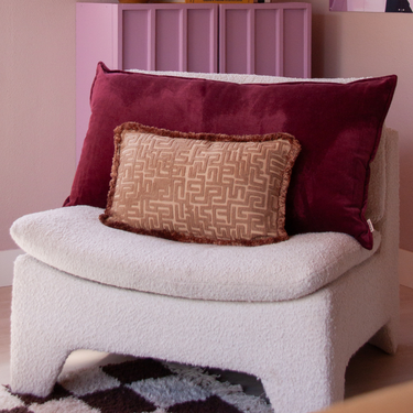 Kotabo Dekokissenset Romee – 2er-Set Kissen – Mauve & Beige