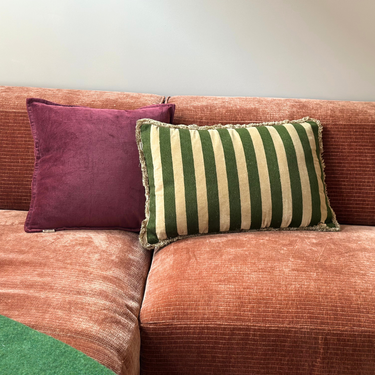 PRE-ORDER Kotabo sierkussenset Julia – Set van 2 kussens – Mauve & Olive