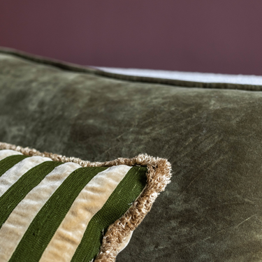 Kotabo Dekokissenset Floor - 2er-Set Kissen - 'Olive Oasis'
