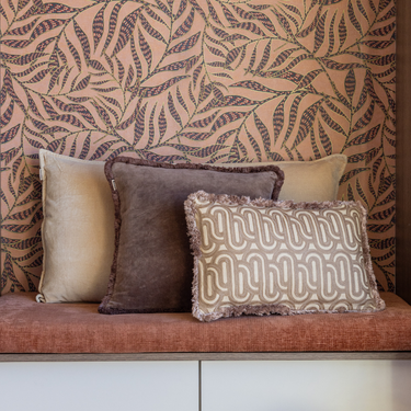Kotabo sierkussenset Charlie – Set van 3 kussens – Butter Beige, Chocolate Chic & Bold Beige