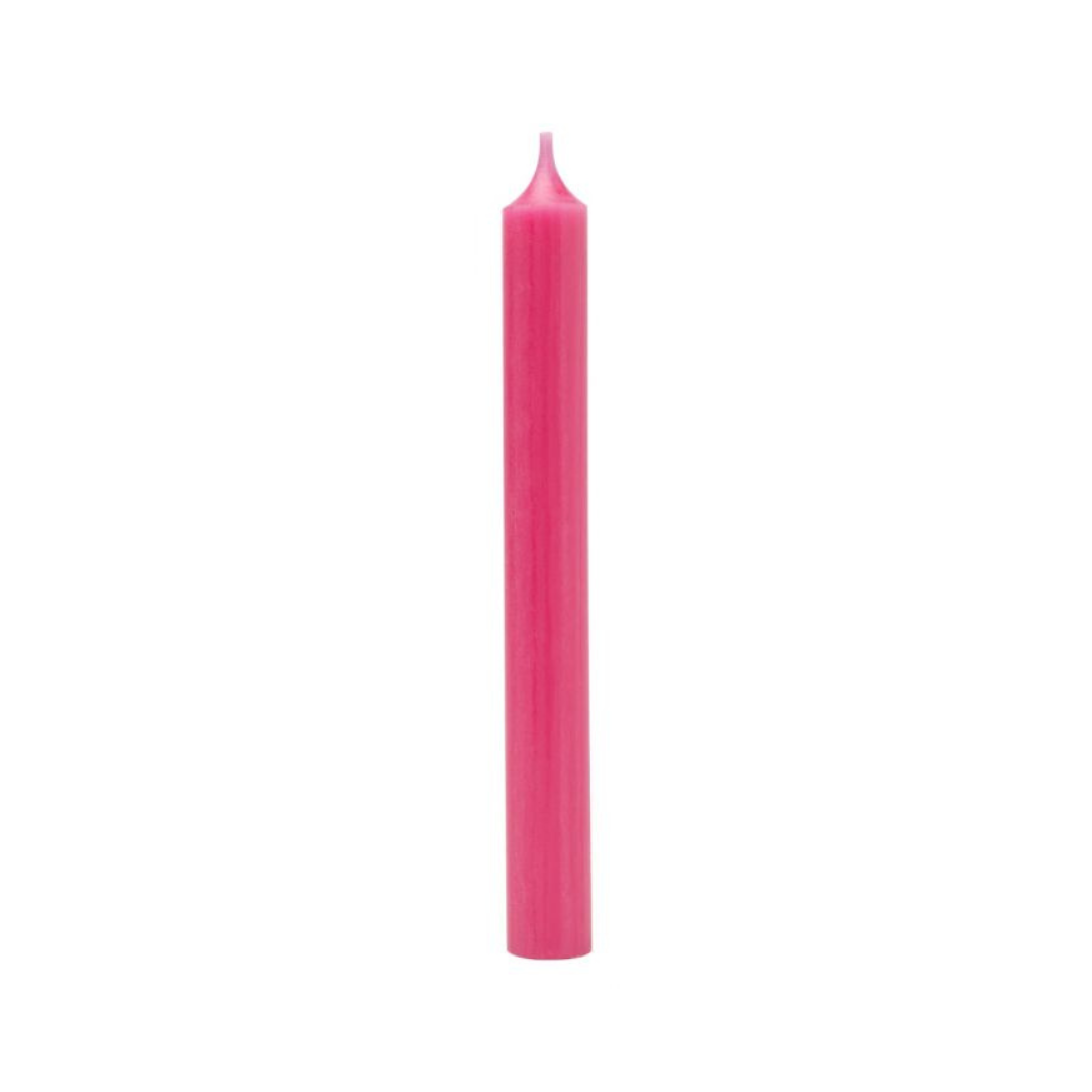 Neon roze dinerkaars 