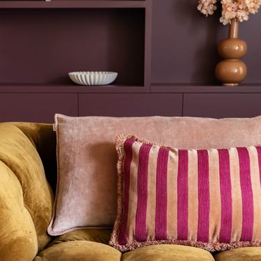 Kotabo sierkussenset Viva – Set van 2 kussens – Pretty in Pink & Blushed Berry