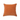 Decorative cushion dark orange velvet - 45x45 cm