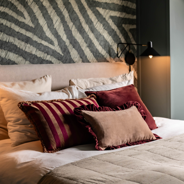 Kotabo sierkussenset Cam – Set van 3 kussens – Blushed Berry, Pretty in Pink & Magical Mauve