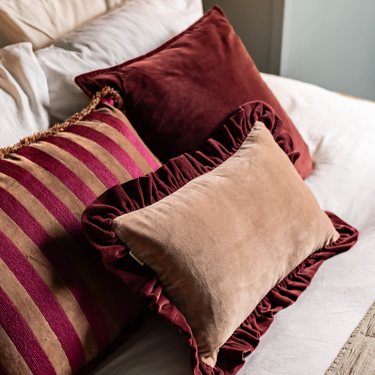 Kotabo sierkussenset Cam – Set van 3 kussens – Blushed Berry, Pretty in Pink & Magical Mauve