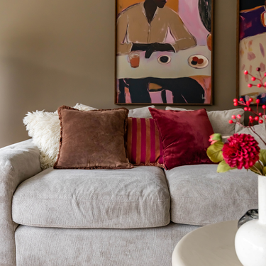 Kotabo sierkussenset Maya – Set van 3 kussens – Blushed Berry, Chocolate Chic & Magical Mauve