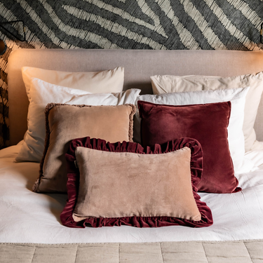 Kotabo sierkussenset Quinn – Set van 3 kussens – Pretty in Pink & Magical Mauve