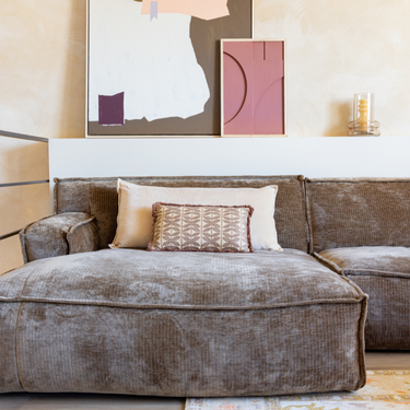 Kotabo sierkussenset Romi – Set van 2 kussens – Butter Beige & Bold Beige