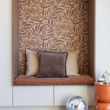 Kotabo sierkussenset Florica – Set van 2 kussens – Butter Beige & Chocolate Chic