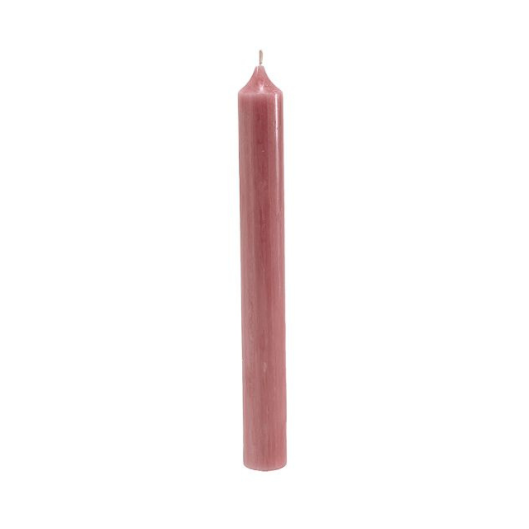 Pink dinner candle