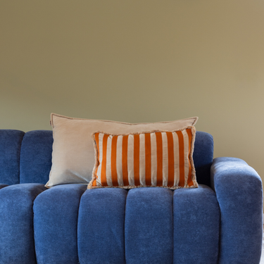 Kotabo Sierkussenset Novi – Set van 2 kussens – Butter Beige & Burnt Orange