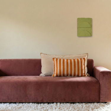 Kotabo Sierkussenset Novi – Set van 2 kussens – Butter Beige & Oatmeal Orange