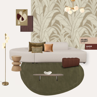 Kotabo Dekokissen Uni Beige – 45 x 45 cm – Caramel Crunch