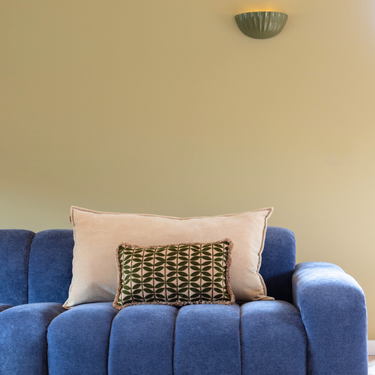 Kotabo sierkussenset Celine – Set van 2 kussens – Butter Beige & Olive Oasis