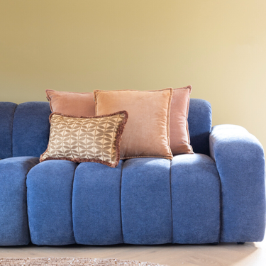 Kotabo sierkussenset Amber – Set van 3 kussens – Pretty in Pink, Bold Beige & Caramel Crunch