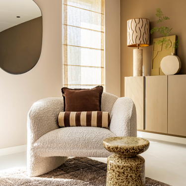 Kotabo sierkussenset Delilah – Set van 2 kussens – Chocolate Chic & Butter Beige