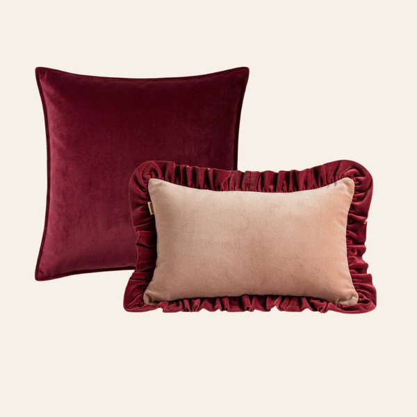Kotabo prydnadskuddeset Maxine – Set med 2 kuddar – Magical Mauve & Pretty in Pink x Magical Mauve