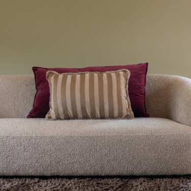 Kotabo sierkussenset Nouk – Set van 2 kussens – Magical Mauve & Bold Beige