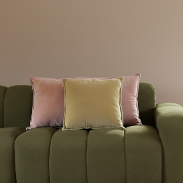 Kotabo sierkussenset Philou – Set van 2 kussens – Pretty in Pink & Perfect Pistache