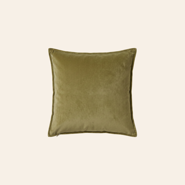 Coussin décoratif Kotabo uni couleur pistache – 45 x 45 cm – Perfect pistache