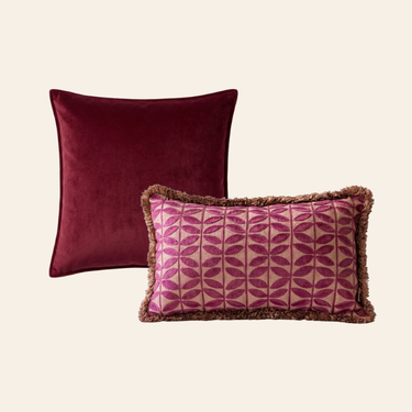 Kotabo Bodée Dekokissen-Set – 2 Kissen – Magisches Mauve &amp; Zartrosa