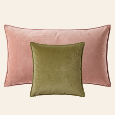 Kotabo Dekokissen-Set Philou – 2 Kissen – Pretty in Pink &amp; Perfect Pistachio