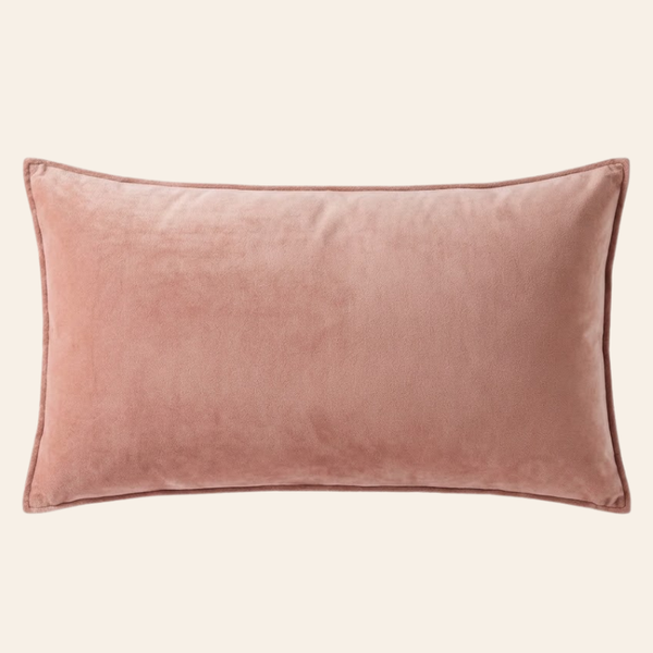 Kotabo XL pyntepude ensfarvet rosa – 50 x 90 cm – Pretty in Pink